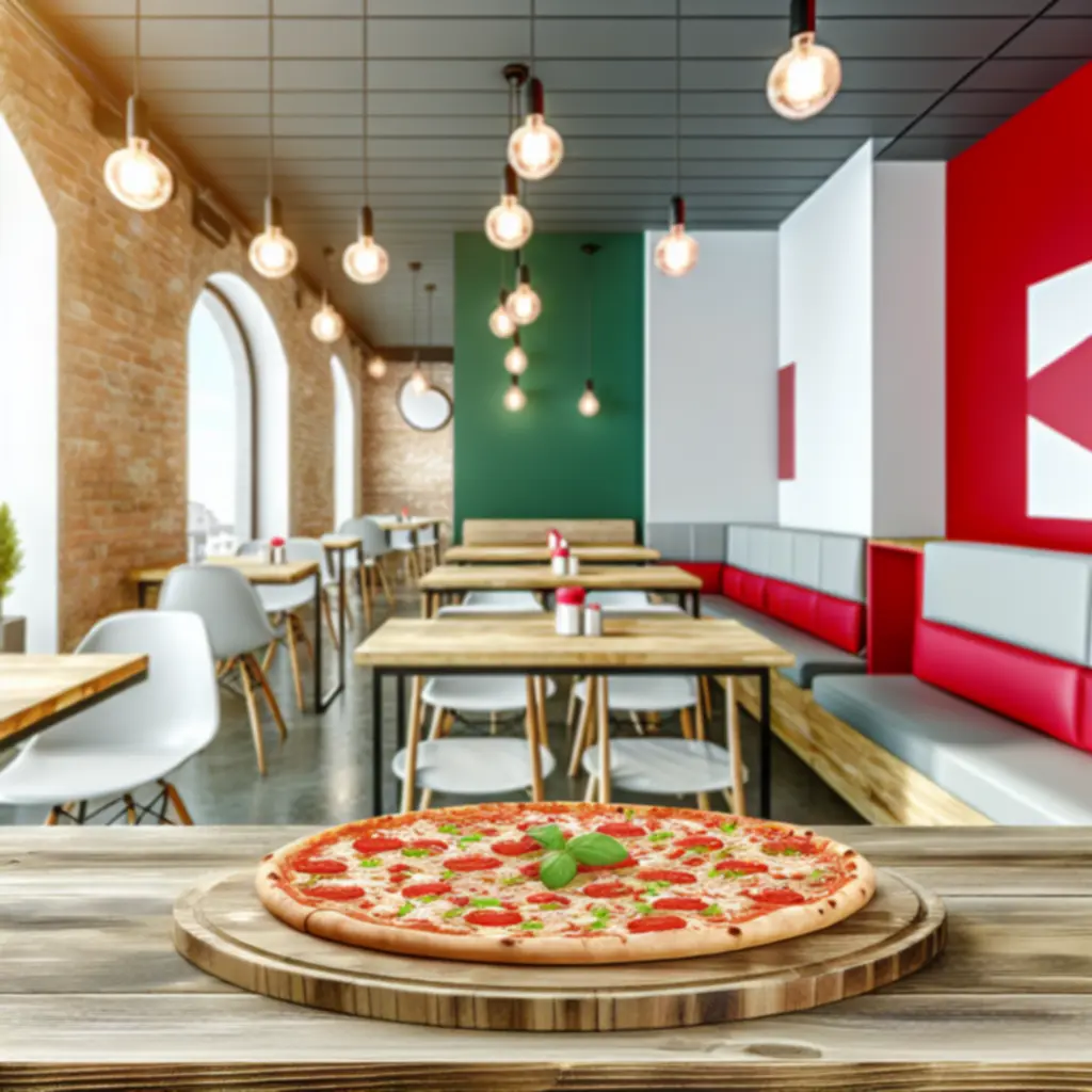 Éttermünk különleges pizzakedvezményeket bemutató étvágygerjesztő bannere